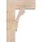 Ekena Millwork Merced Block Smooth Bracket, Douglas Fir, 5 1/2"W x 18"D x 26"H BKT06X18X26MRC05SDF - alternate 2